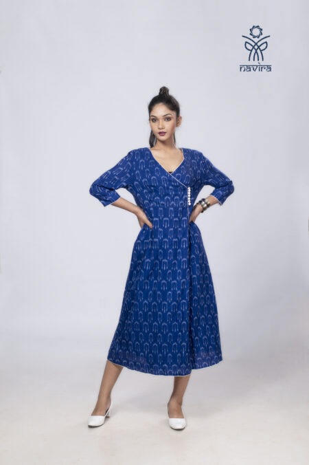 Overlap Flowy Dress