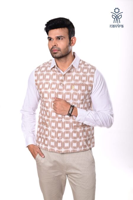 Geo Ikat Half Jacket