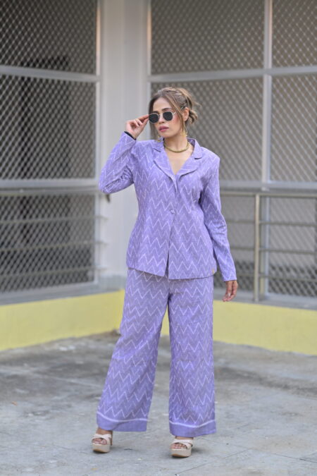 Loom Line Blazer Set