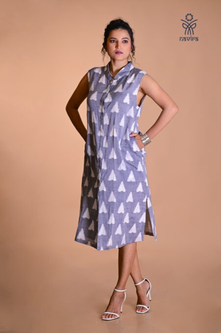 Grey Arrow Dress