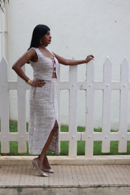 Folk Cot Textured Corset
