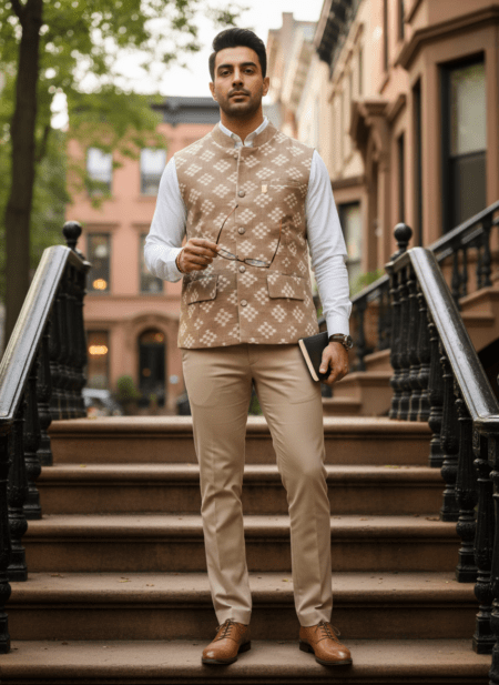 Multani Ikat Half Jacket