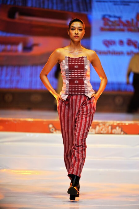 Kotpad Handloom Stripe Pant