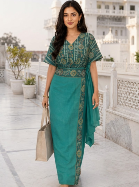 Handloom Wrap Skirt