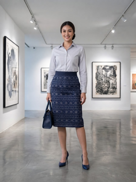 Blue Skirt